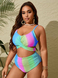 Maiô Plus Size Candy Wave