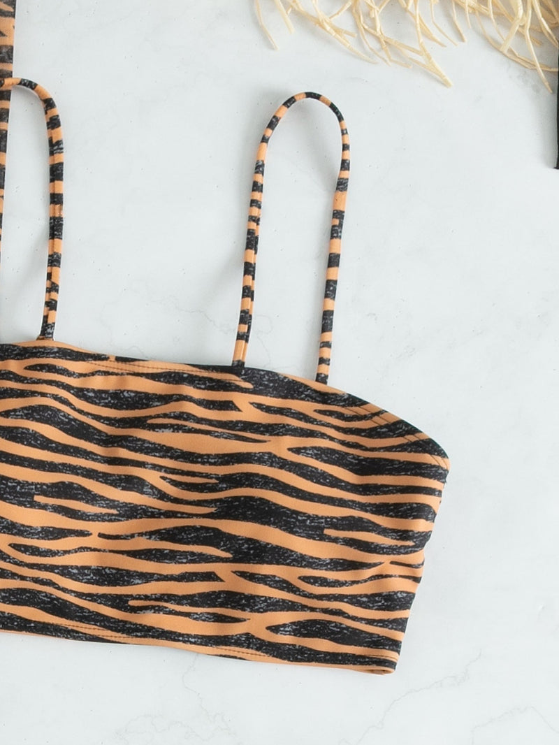 Conjunto Biquíni 3 Peças com Saia de Praia