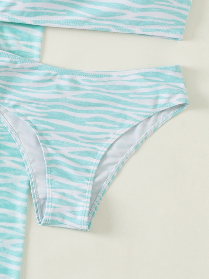 Conjunto Biquíni 3 Peças com Saia de Praia