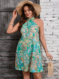 Vestido Plus Size Frente Única Palm