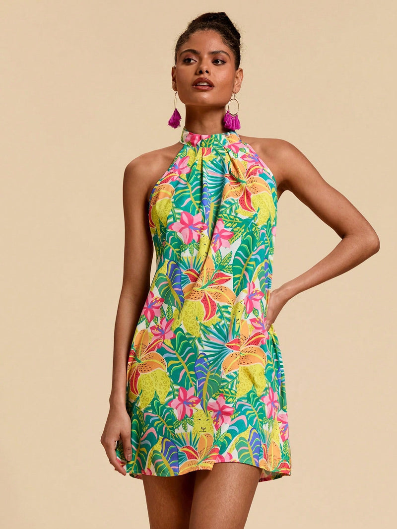 Vestido Curto Floral